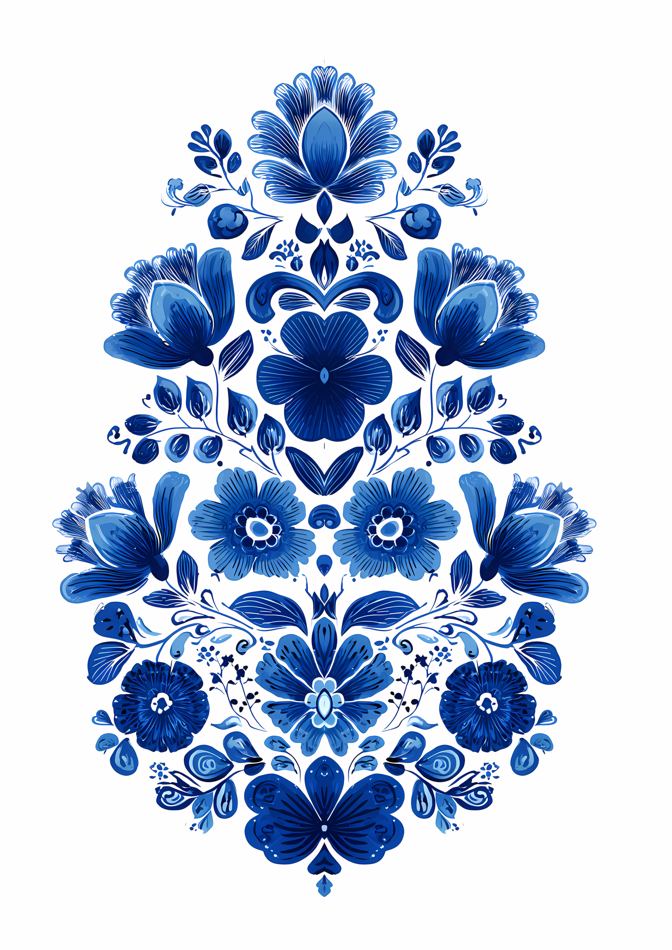 Nordic Floral No. 055 printable wall art